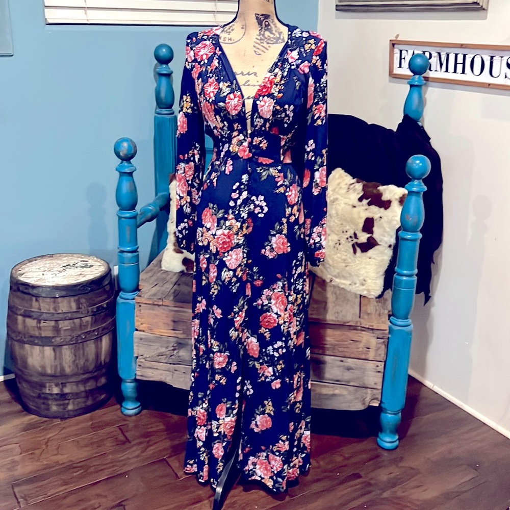 Loveriche Long Floral Dress
